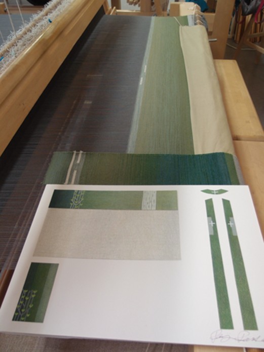 Vihreän sarjan kutominen on alkanut