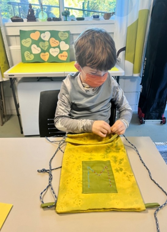 6-vuotiaiden narureppu -projekti. Kuva: Auli Sookari